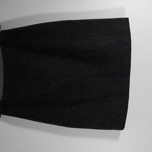 ILYSE HART LTD Gray/Black  Pure 100% Wool skirt SZ 4